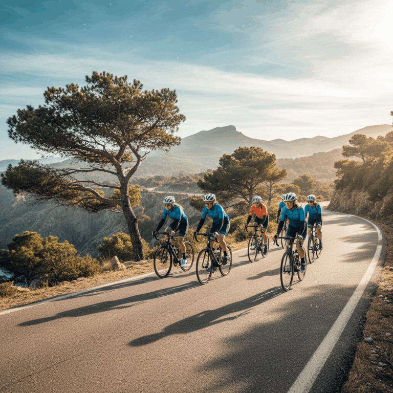 Cycling scene of 53douze tours