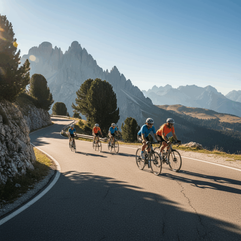 Cycling scene of 53douze tours