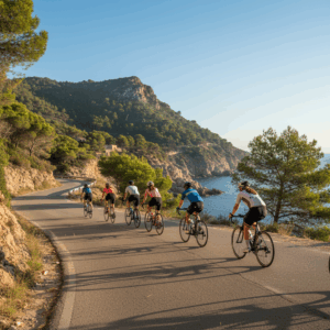 Cycling scene of 53douze tours