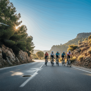 Cycling scene of 53douze tours