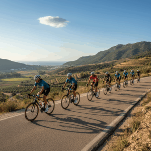 Cycling scene of 53douze tours Rosas*** Victoria