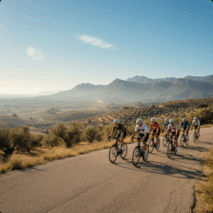 Cycling scene of 53douze tours Cambrils Resort Park****