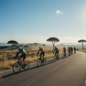 Cycling scene of 53douze tours Rome Latium